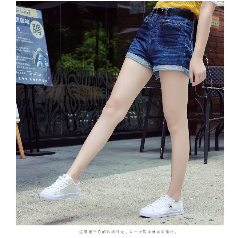 Women Canvas Sneakers Woman Casual Shoes Summer Girls Ladies Outdoor Flat Trainers Lace-Up Zapatillas Mujer Chaussure Female