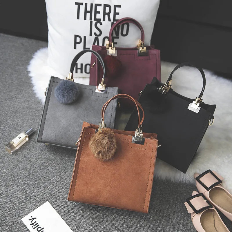 Female Shoulder bags for women 2024 New fashion crossbody bag luxury handbags women bags designer travel Hairball bag