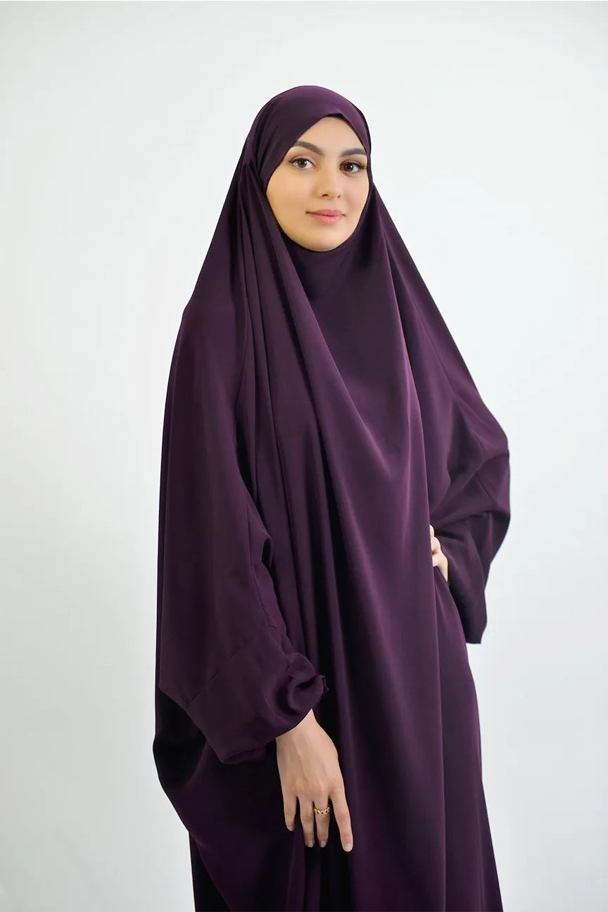 Eid Hooded Muslim Women Hijab Dress Prayer Garment Abaya Long Khimar Full Cover Ramadan Gown Abayas Islamic Clothes Niqab jilbab