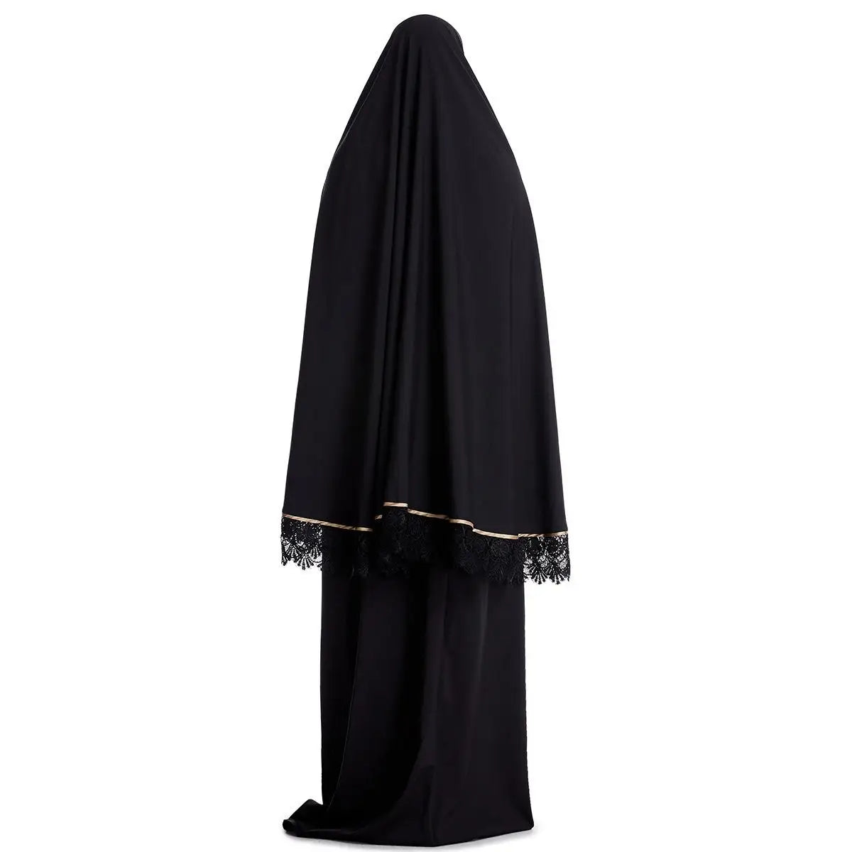 2pcs Eid Ramadan Women Hijab Abaya Muslim Prayer Garment Clothes Islamic Niqab Khimar Caftan Full Cover Dress Skirt Robe Kaftan