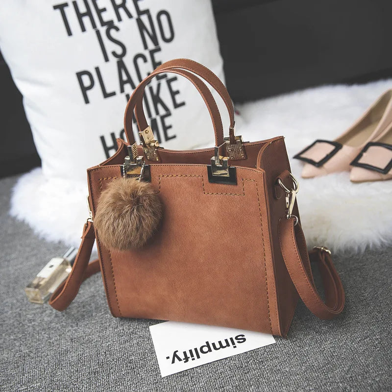 Female Shoulder bags for women 2024 New fashion crossbody bag luxury handbags women bags designer travel Hairball bag