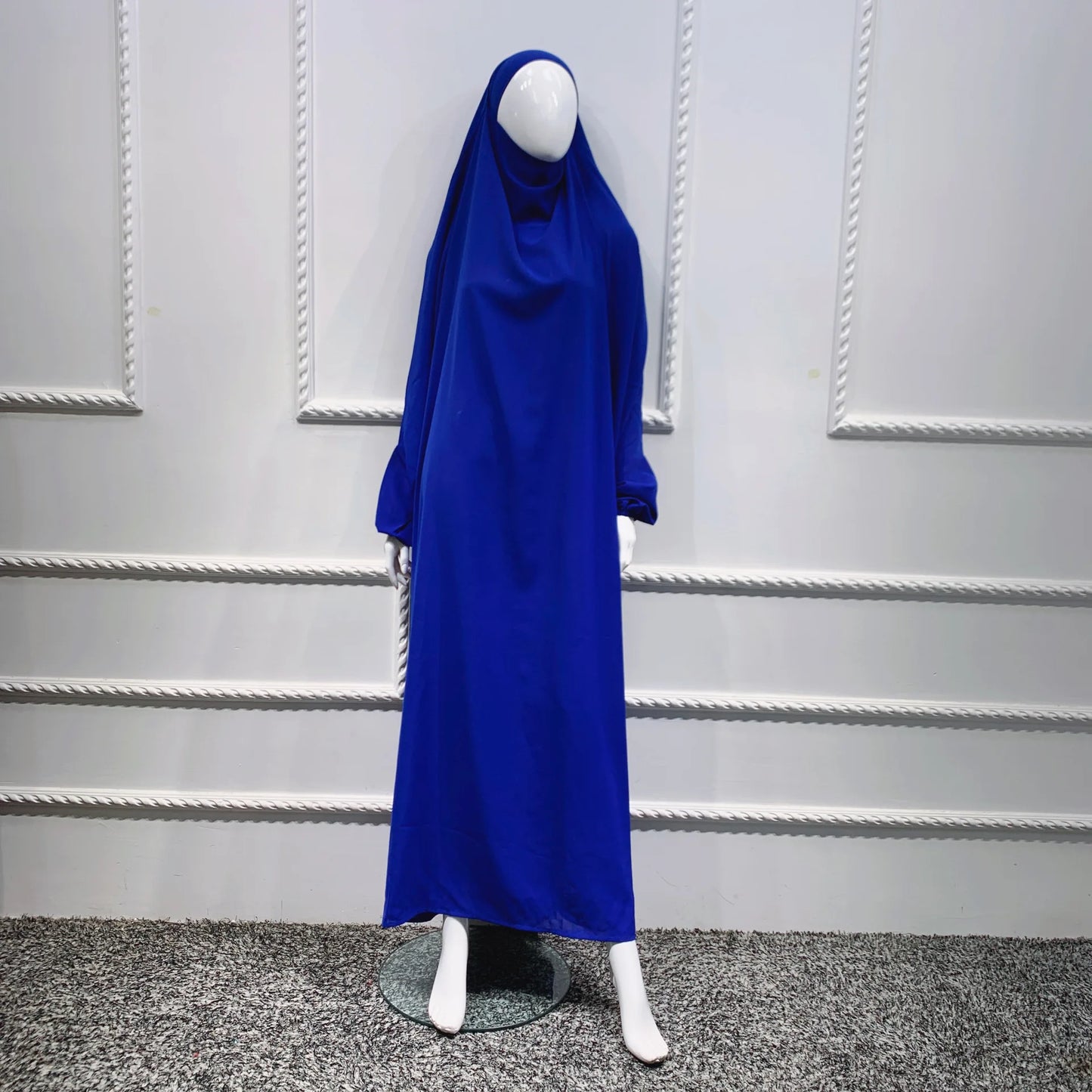 Eid Hooded Muslim Women Hijab Dress Prayer Garment Abaya Long Khimar Full Cover Ramadan Gown Abayas Islamic Clothes Niqab jilbab