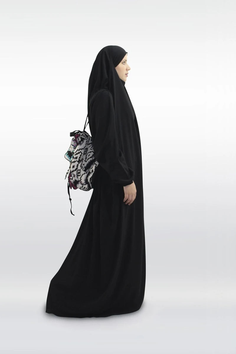 Eid Hooded Muslim Women Hijab Dress Prayer Garment Abaya Long Khimar Full Cover Ramadan Gown Abayas Islamic Clothes Niqab jilbab