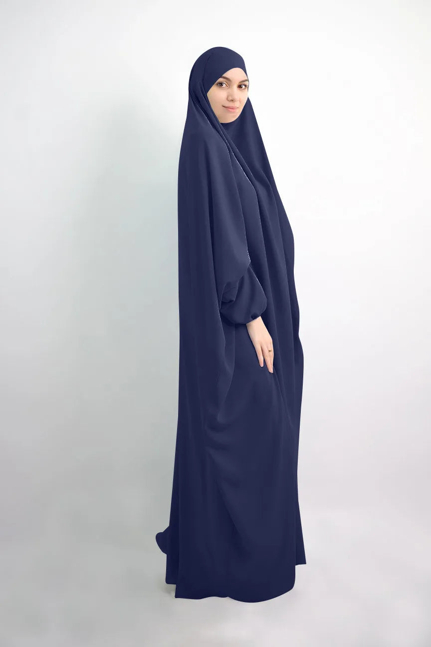 Eid Hooded Muslim Women Hijab Dress Prayer Garment Abaya Long Khimar Full Cover Ramadan Gown Abayas Islamic Clothes Niqab jilbab