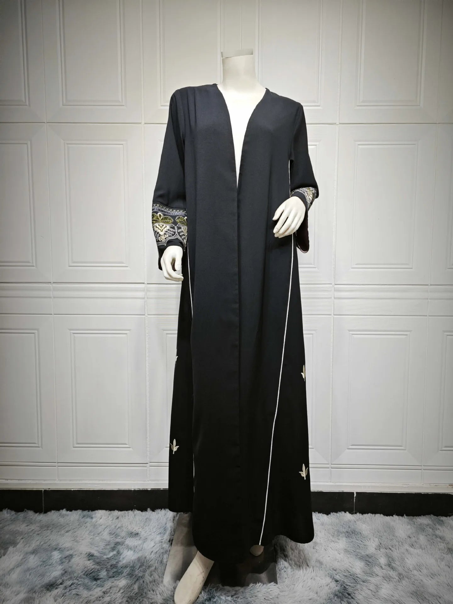 Eid Muslim Abaya for Women Embroidery Cardigan Party Dress Without Scarf Dubai Long Robe Morocco Abayas Kaftan Gorgeous Jalabiya