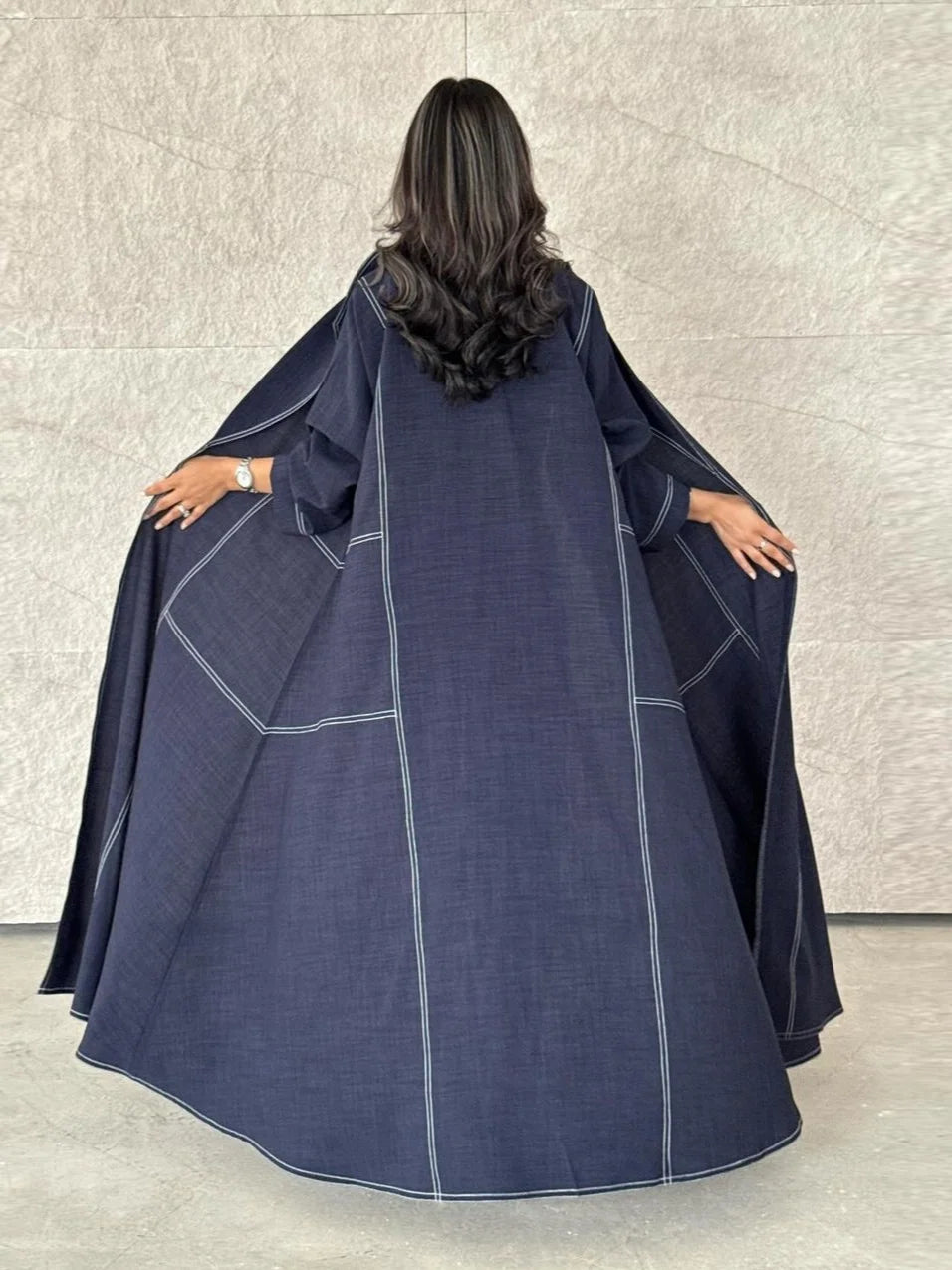 Eid Muslim Abaya for Women Imitation Cotton Denim Cardigan Dresses Jalabiya Long Robe Ramadan Dubai Abayas Kaftan Vestidos 2024