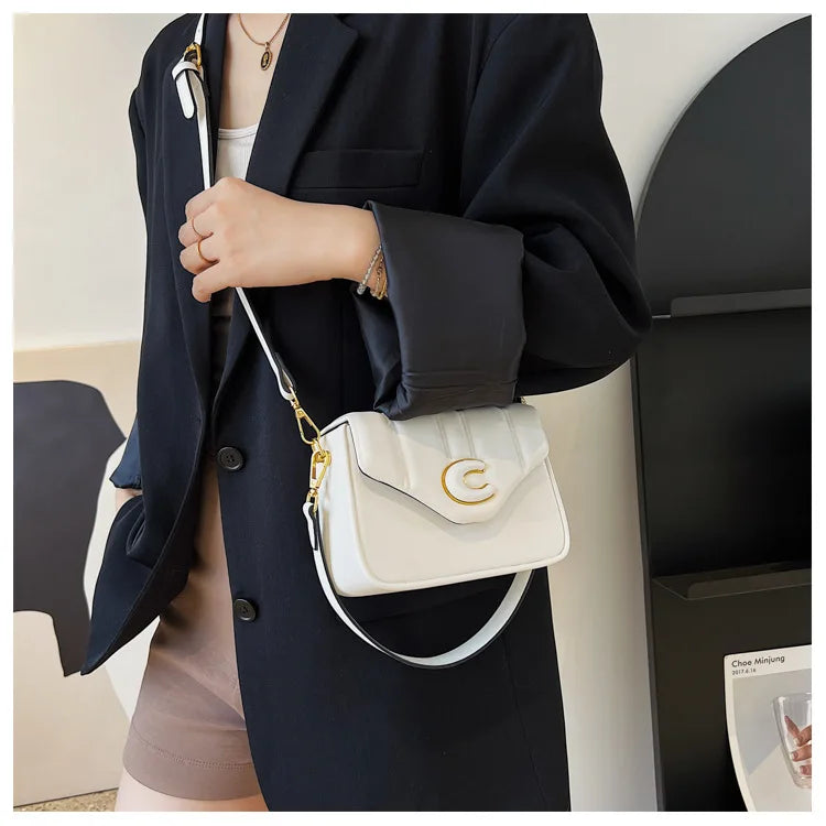 Vintage Designer Flap Handbag and Purse for Women Shoulder Crossbody Bags 2022 New Letter Ladies Messenger Bag High Quality