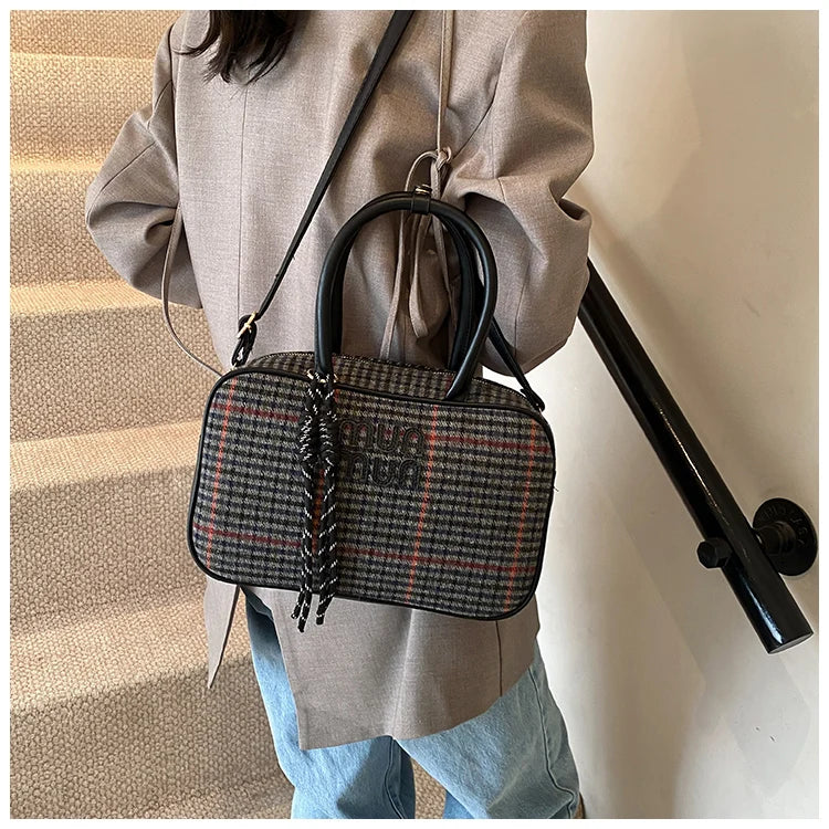 Bowling Large Casual Tote Handbag and Purses for Women Shoudler Crossbody Bag 2025 New Trendy Design Clutches Messenger Bag