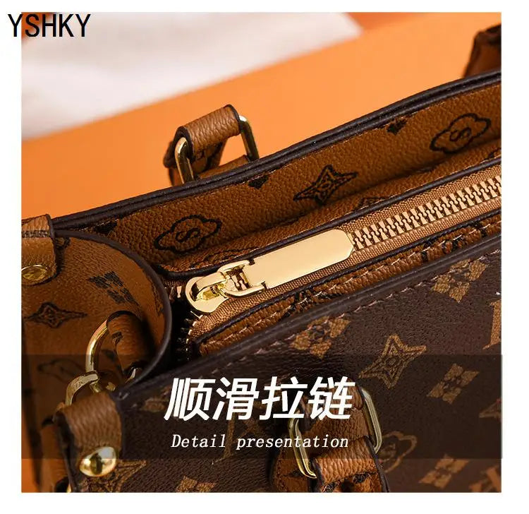 New brand shoulder Bag for 2025 luxury designer handbag women Handbags leather Printed monogram single shoulder straddle bag