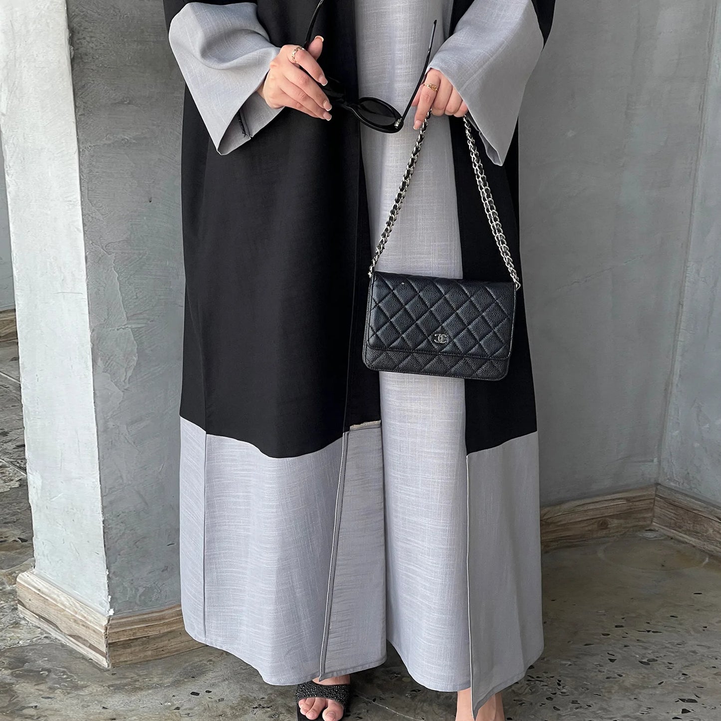 Eid Muslim Dress for Women Party Abaya 2 Piece Set Cotton Liene Morocco Ramadan Lace-up Kaftan Islam Dubai Arab Long Robe Spring