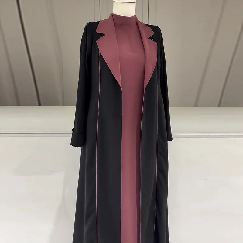 Eid Muslim Abaya for Women Cardigan Dresses Jacket Jalabiya Kaftan Islam Vestidos Arab Long Robe Ramadan Morocco Dubai Abayas