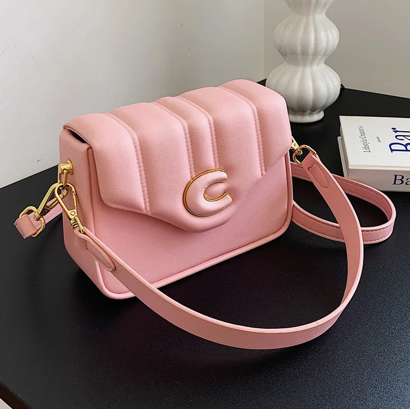 Vintage Designer Flap Handbag and Purse for Women Shoulder Crossbody Bags 2022 New Letter Ladies Messenger Bag High Quality