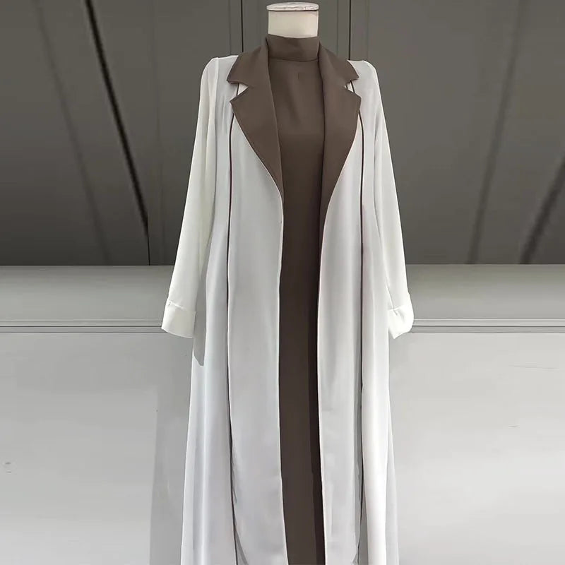 Eid Muslim Abaya for Women Cardigan Dresses Jacket Jalabiya Kaftan Islam Vestidos Arab Long Robe Ramadan Morocco Dubai Abayas