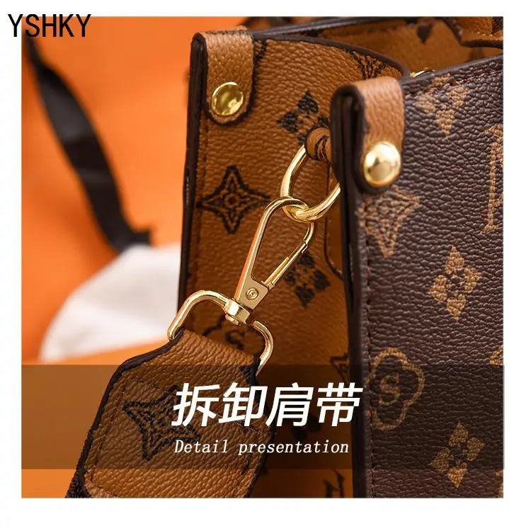 New brand shoulder Bag for 2025 luxury designer handbag women Handbags leather Printed monogram single shoulder straddle bag