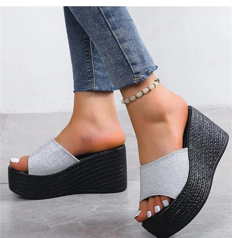 Shoes Women Slippers Soft Bottom Wedge Heels Sandals Summer Shoes For Women Platform Sandals Wedges Zapatos Mujer Footwear