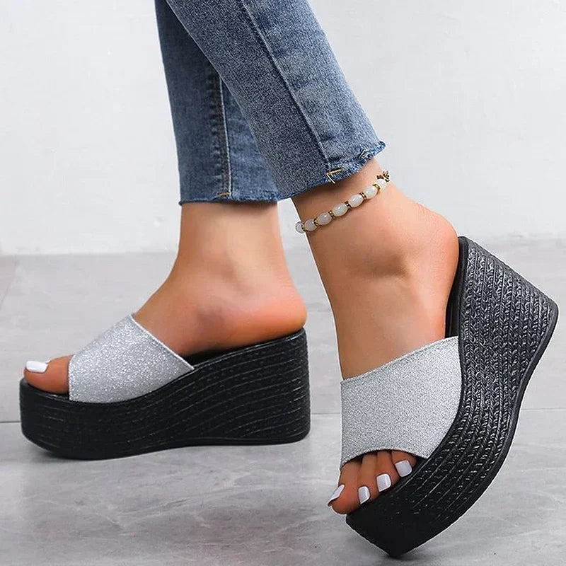 Shoes Women Slippers Soft Bottom Wedge Heels Sandals Summer Shoes For Women Platform Sandals Wedges Zapatos Mujer Footwear