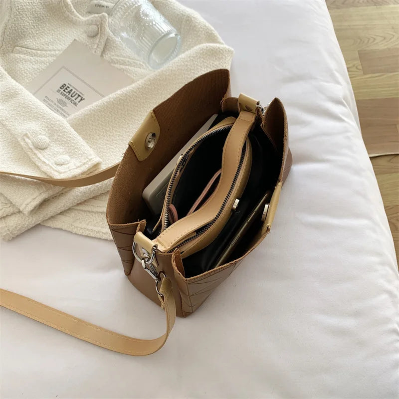 New shoulder bag Women's Handbags Bag for 2023 High Quality Soft Genuine Leather Handbags Ladies Tote bag Female Messenger